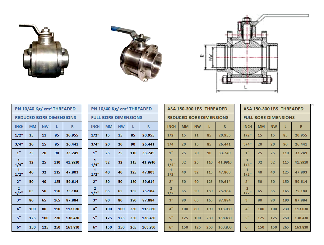 Gear Reduction and Full Bore Ball Valves